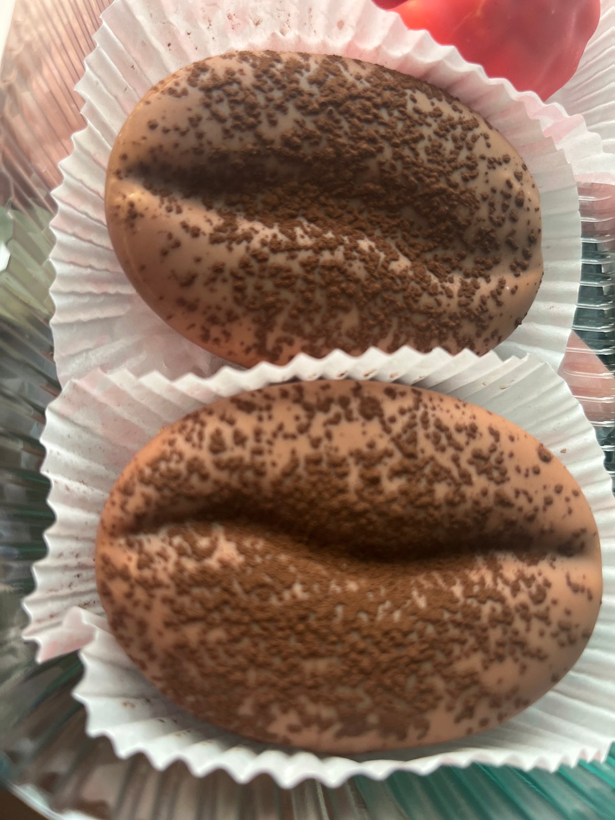 Assorted pastries and chocolate confections in a Desyatikhatka bakery box
