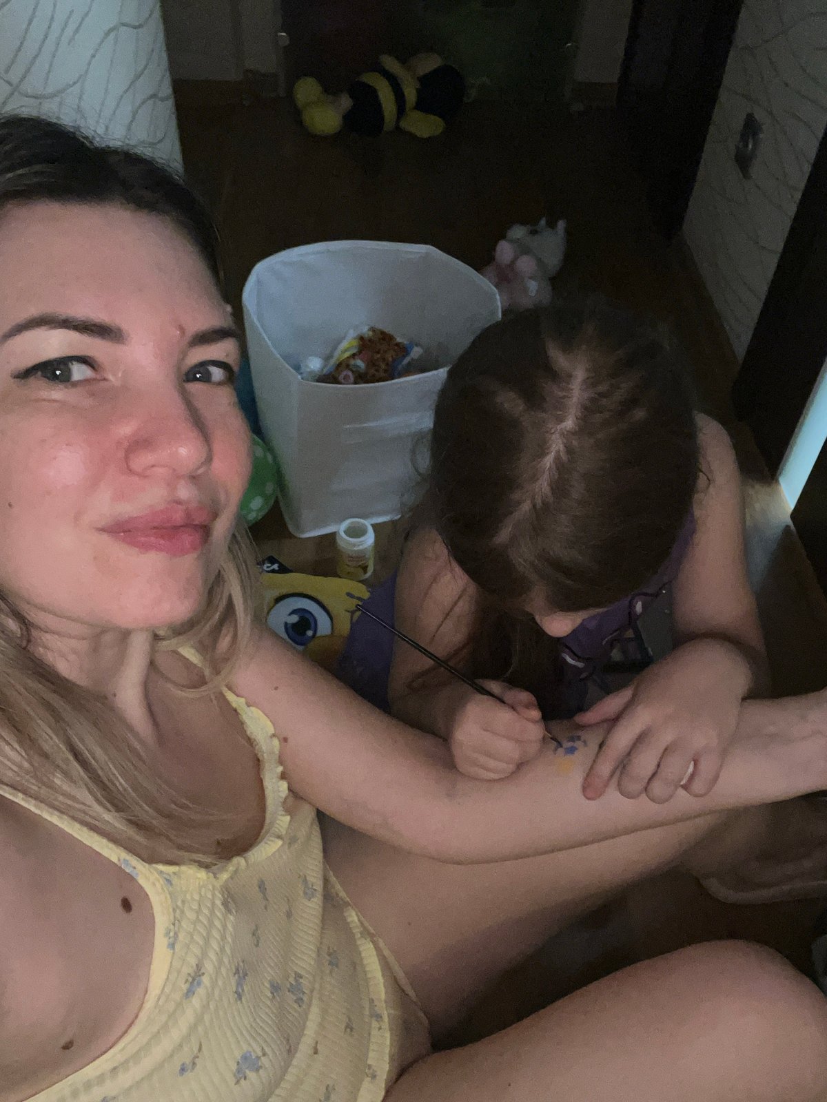 Temporary tattoo session at home in Sochi