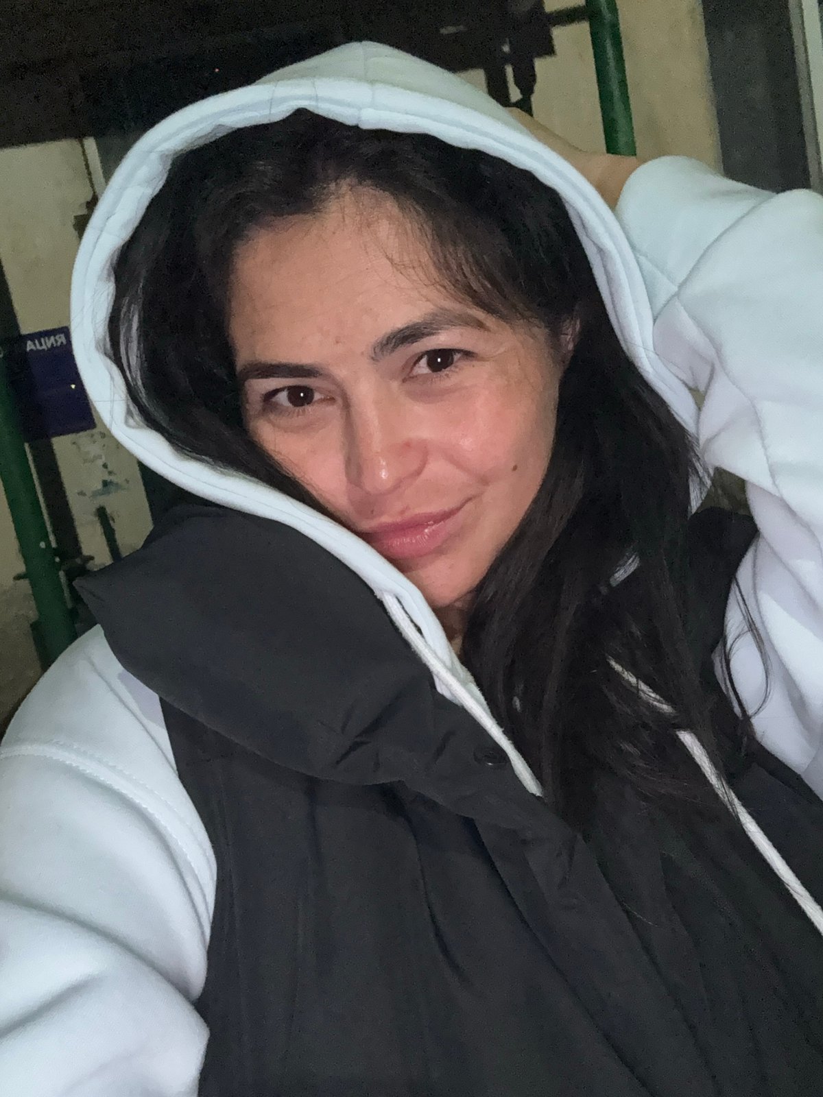 Woman observed in traditional Russian sauna in Кемуль