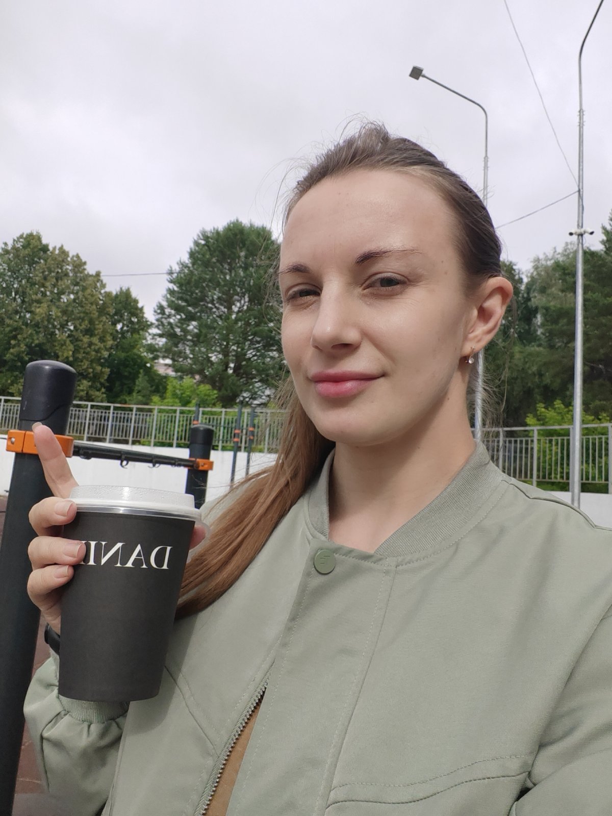 Morning at Chaikovsky's riverside promenade — coffee, workouts, Kama River views
