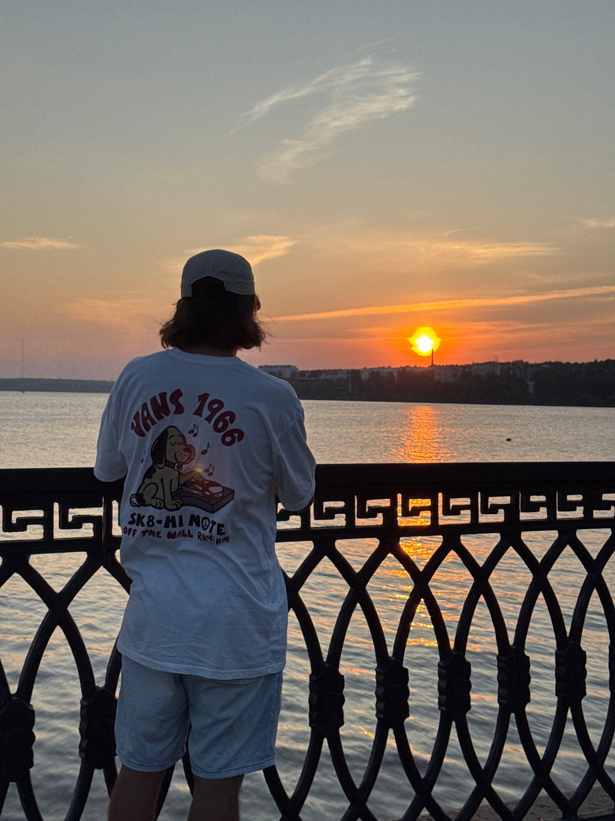 Sunset evening on the Izhevsk Pond embankment, summer 2026