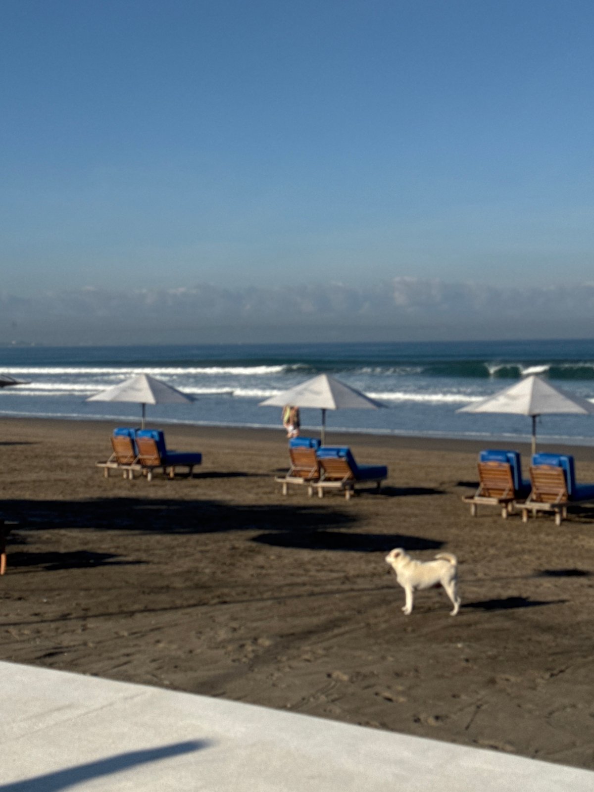 Ordinary beach day captured in Kuta, Indonesia