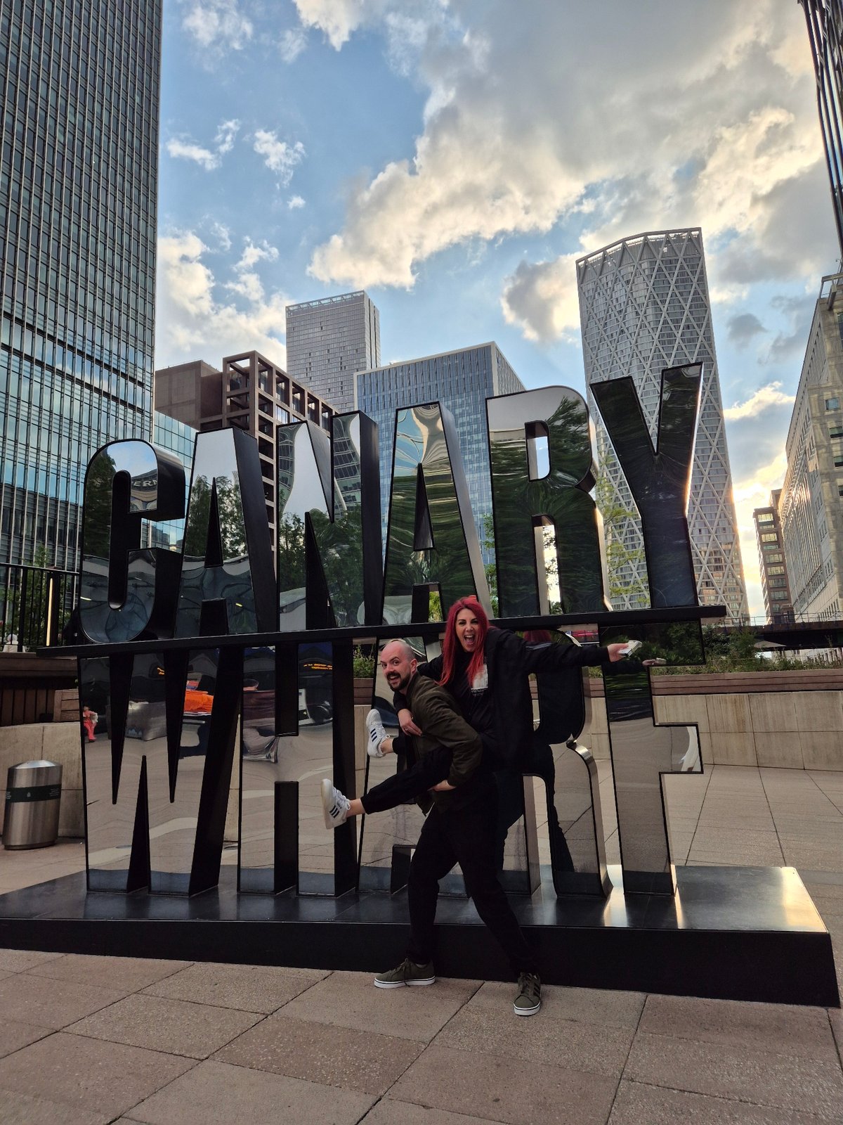 Sunday evening foot traffic recorded across Canary Wharf district
