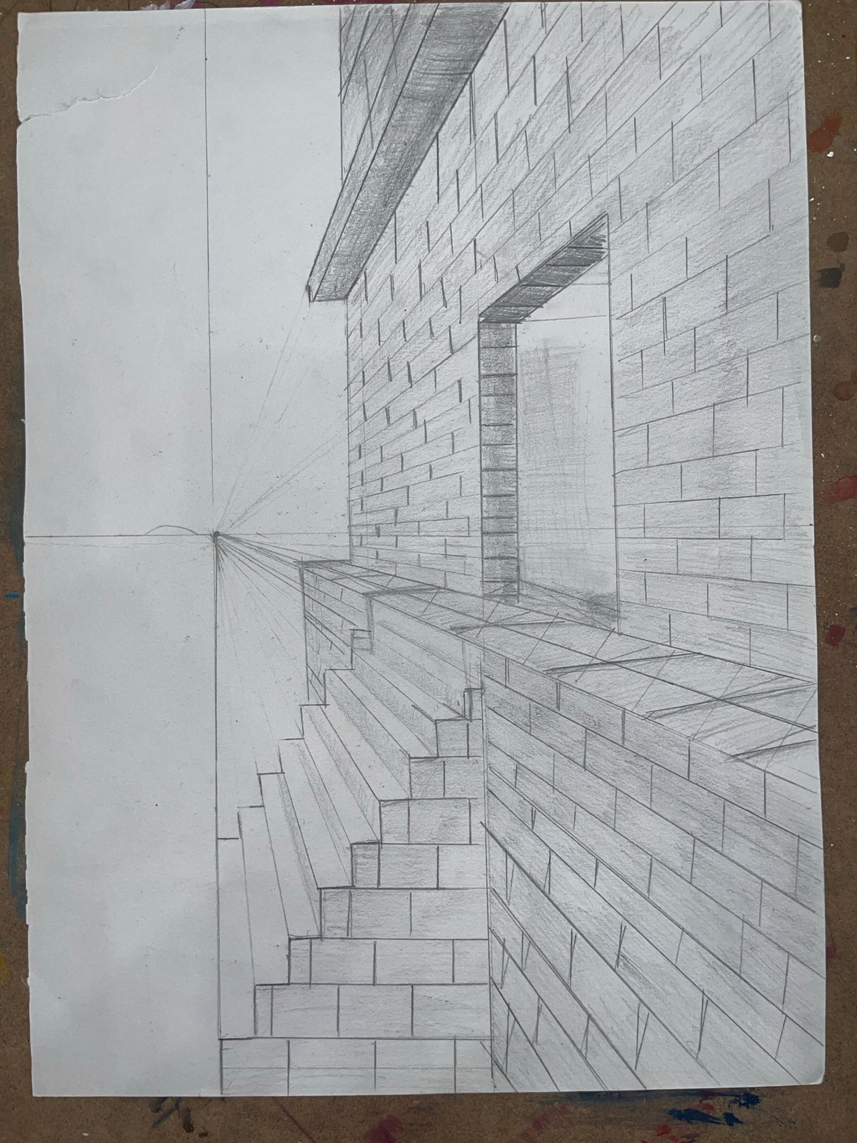 Architectural perspective drawings documented in Vladaya, Bulgaria