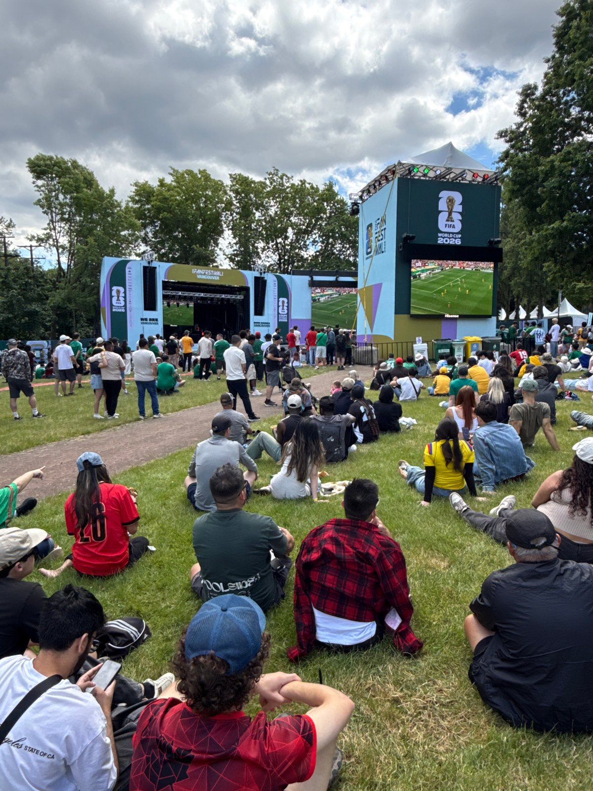 FIFA Fan Festival Vancouver 2026 draws crowds for outdoor viewing