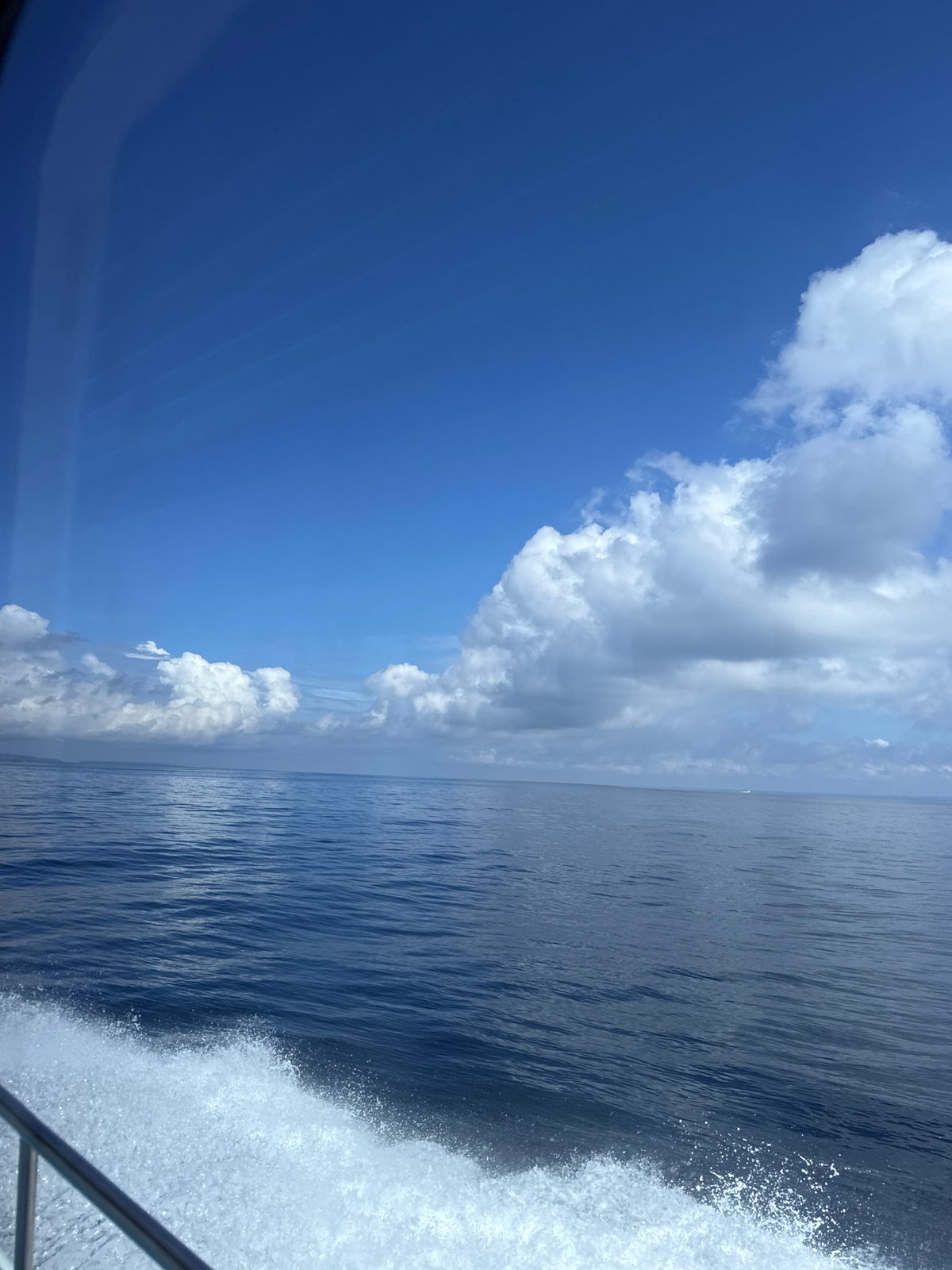 Boat journey documented on choppy Indonesian waters