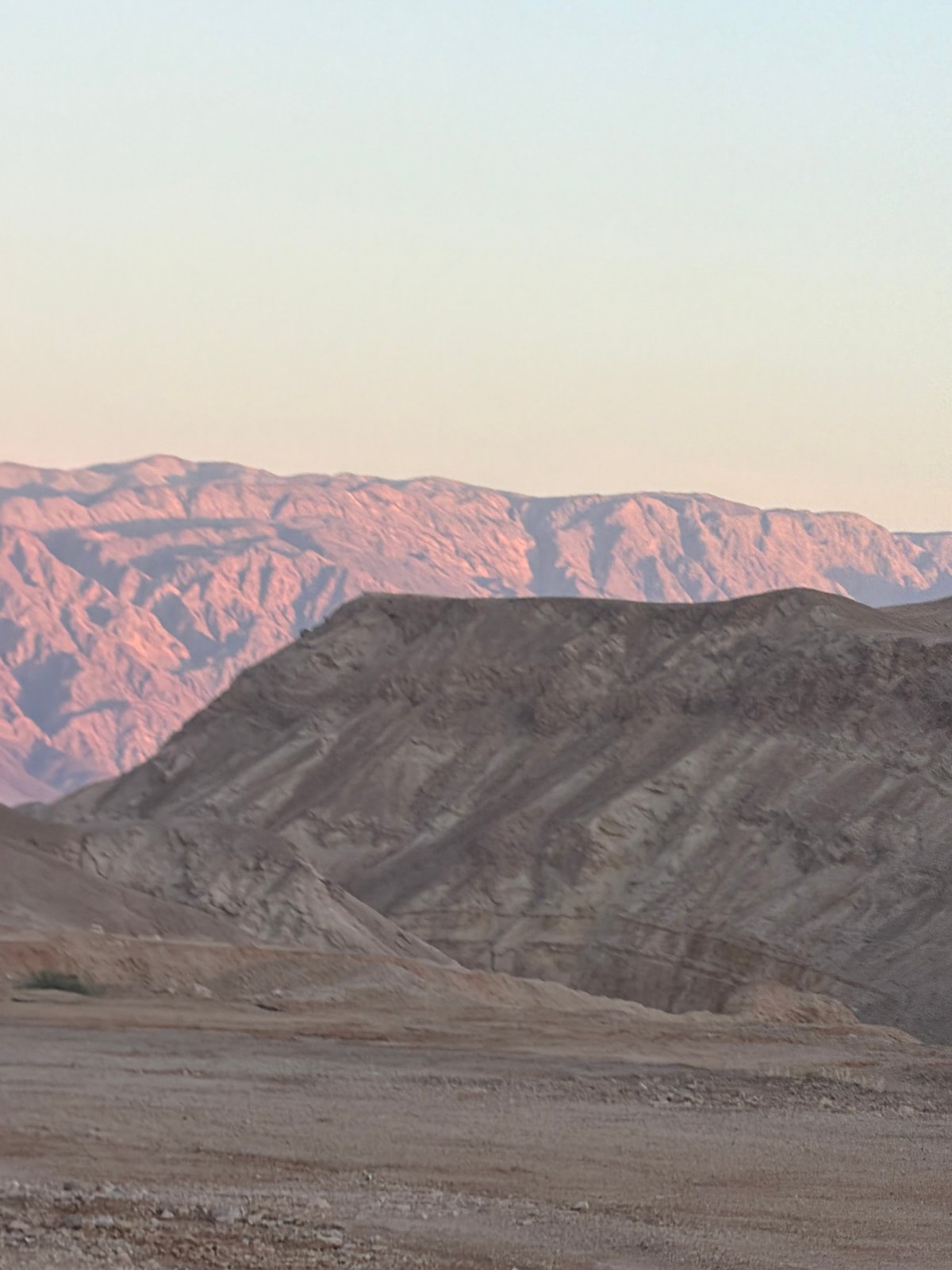 Mountain landscape photographed in southern Israel desert region