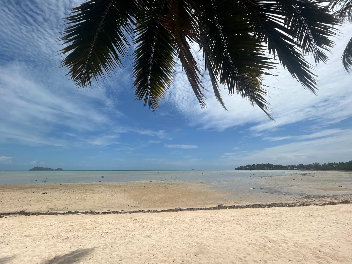 Low tide on a quiet Ko Pha-ngan beach