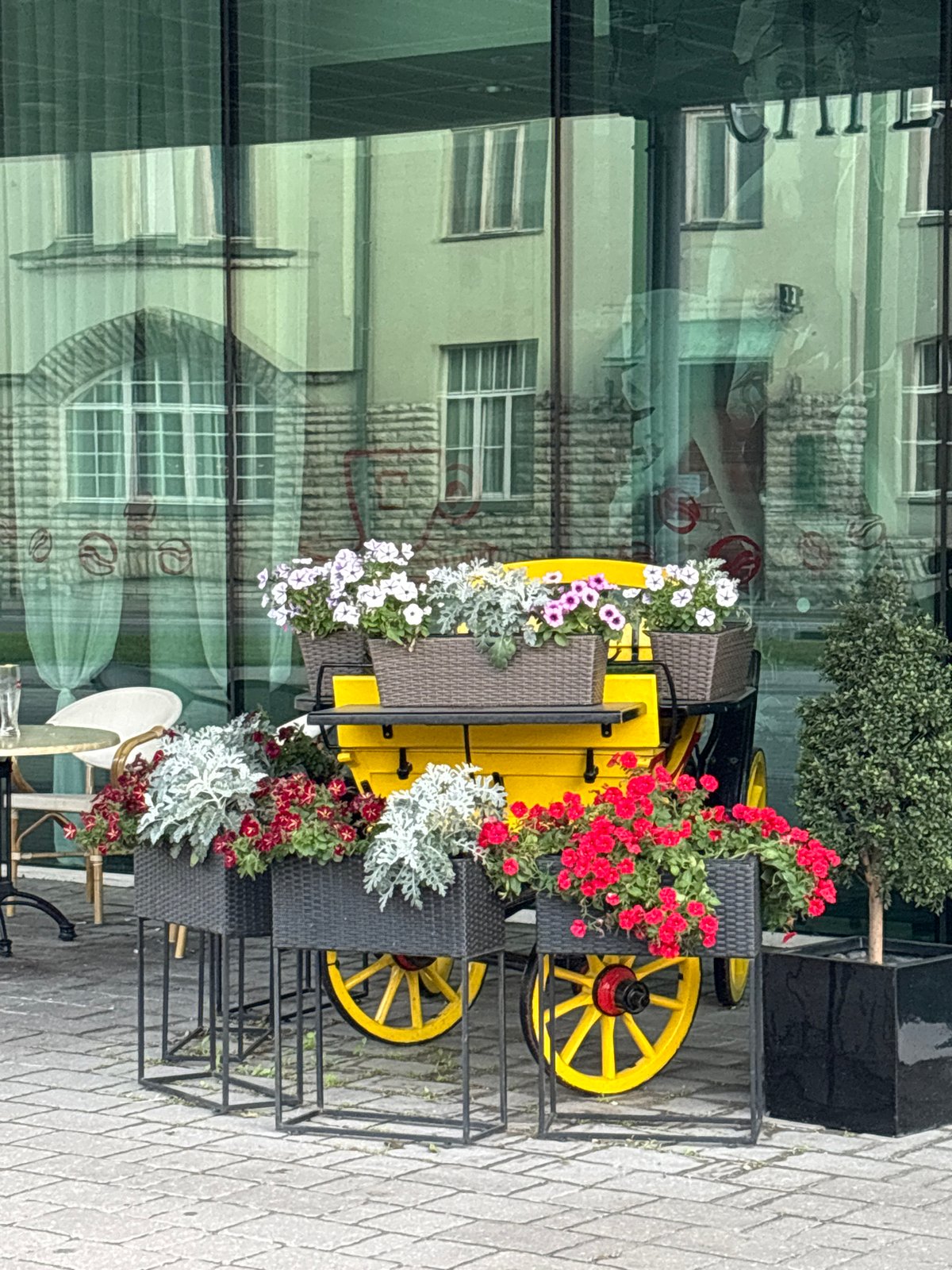 Street-level snapshots of Tallinn's old and new architecture