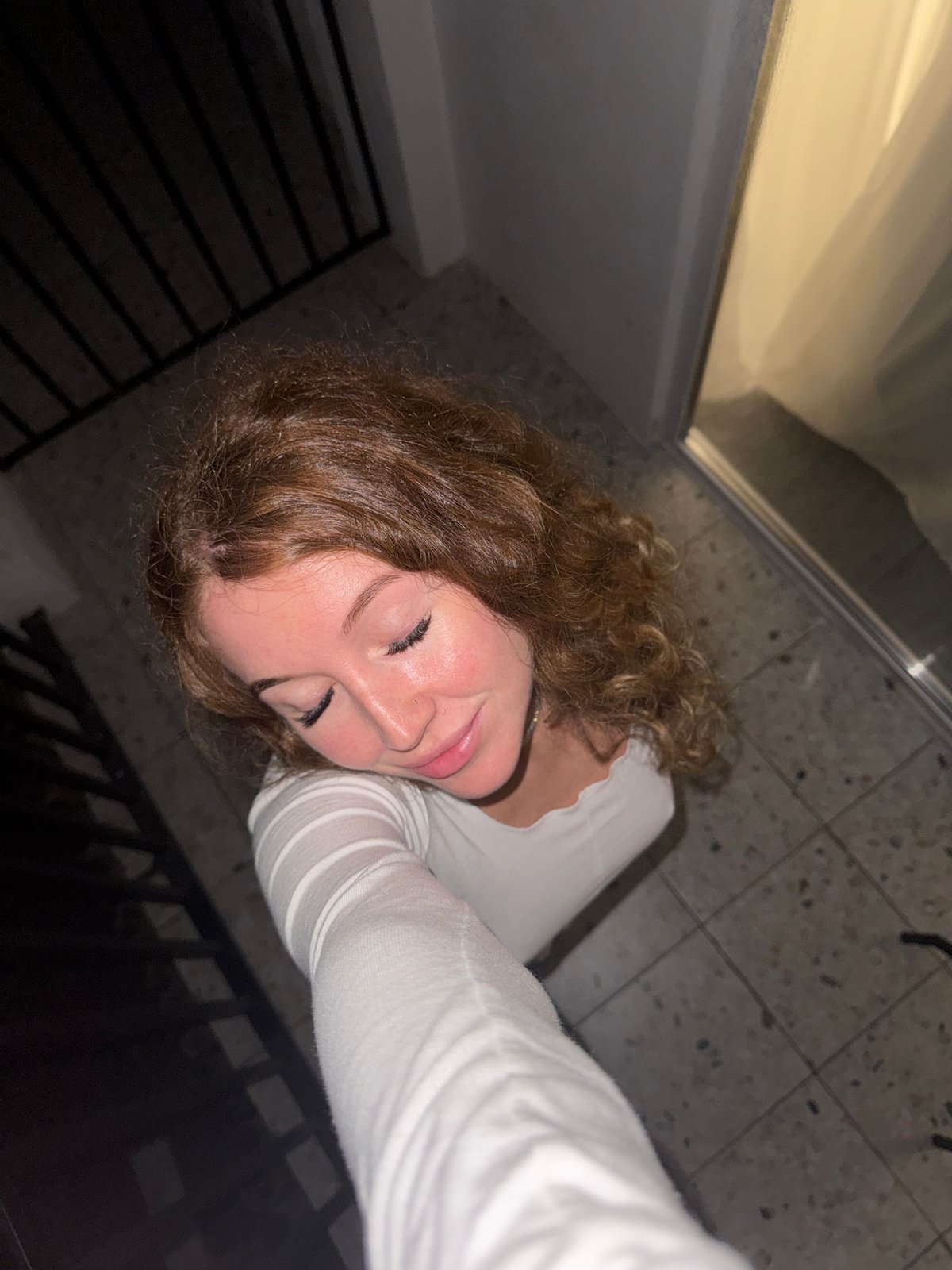 Woman photographed in quiet moments in Chabkwara, Abkhazia