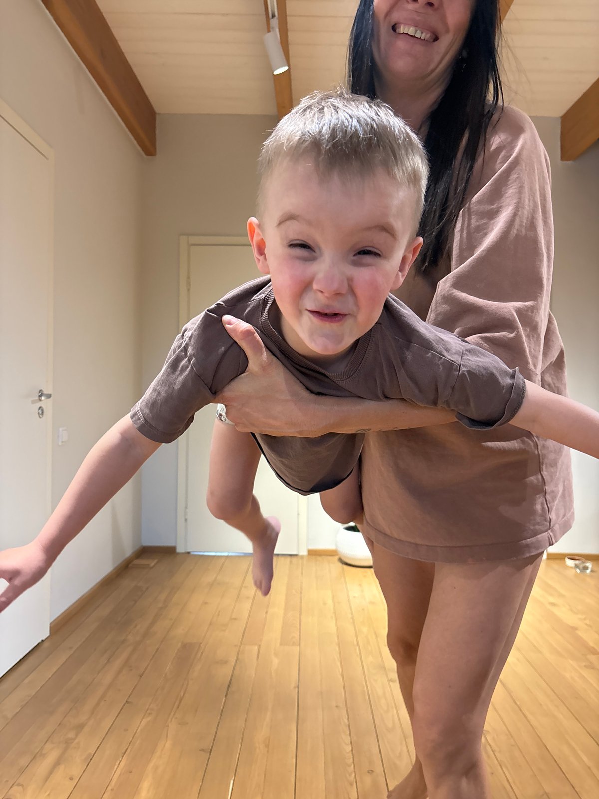 Family playtime captured in Chaikovsky home