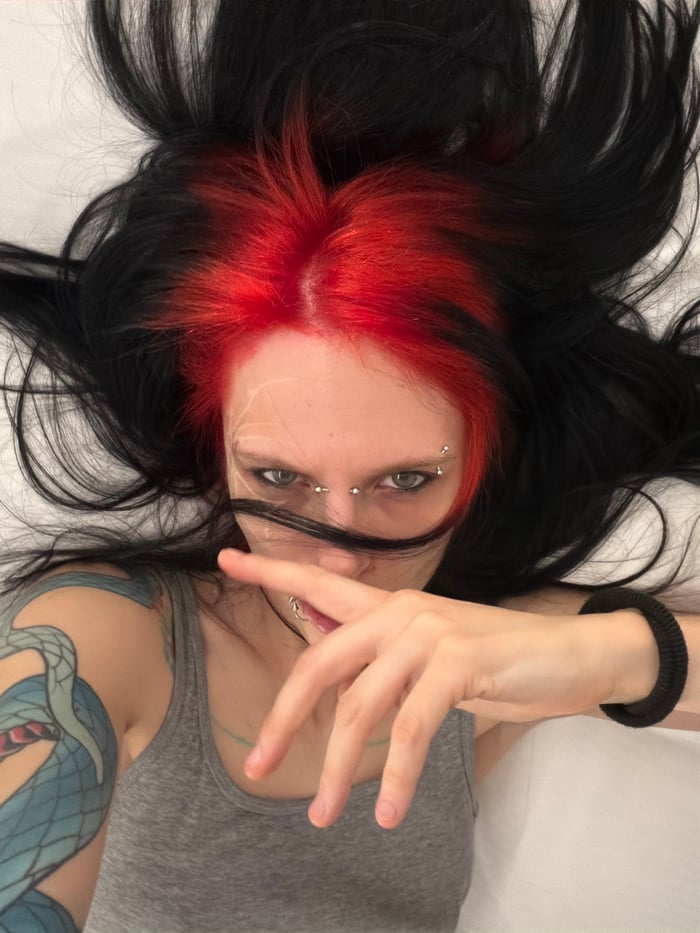 Red-haired individual documented in photo series across Plovdiv, Bulgaria