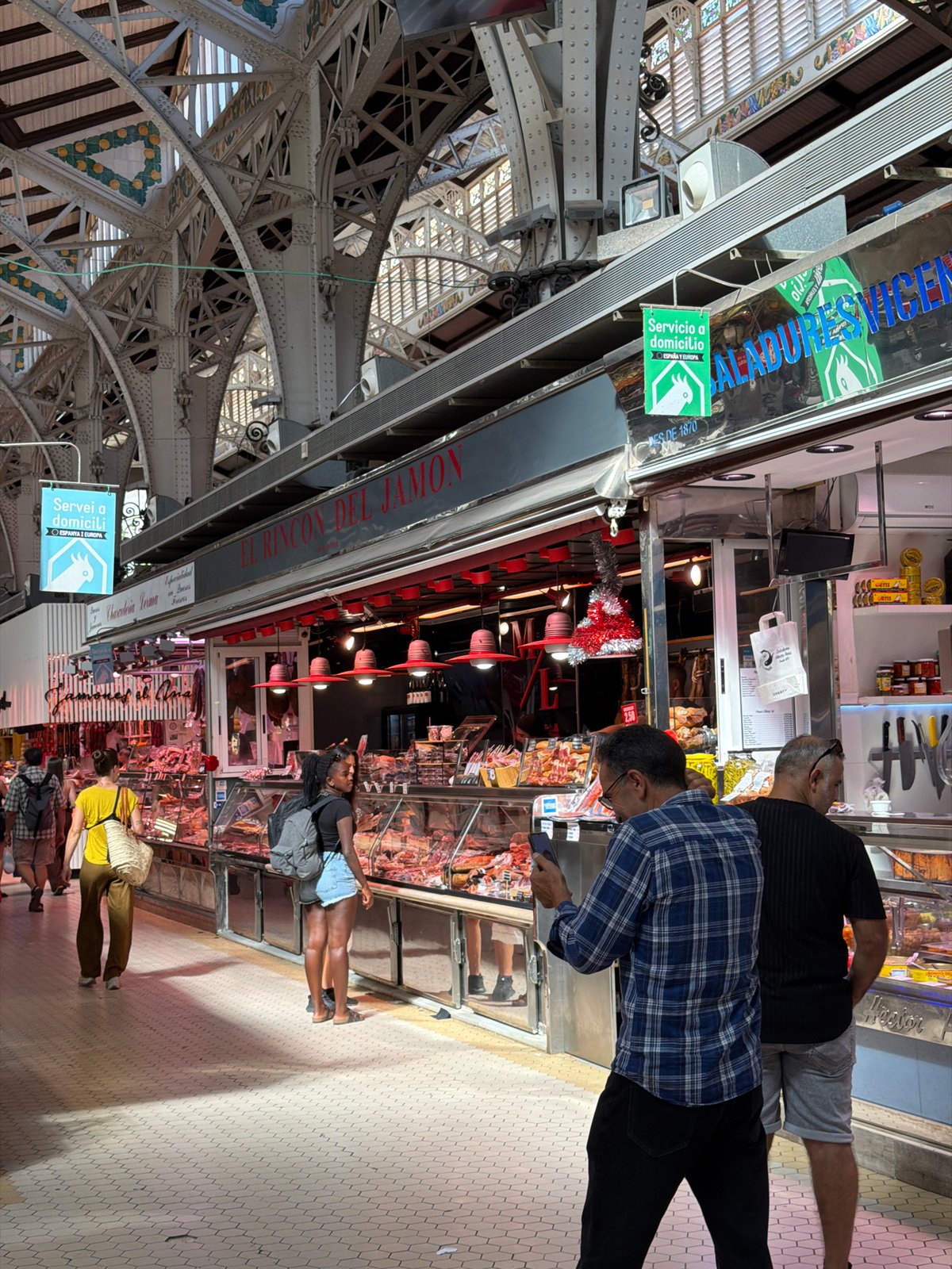 Morning tour of Valencia's Mercado Central — architecture, seafood, and fresh produce