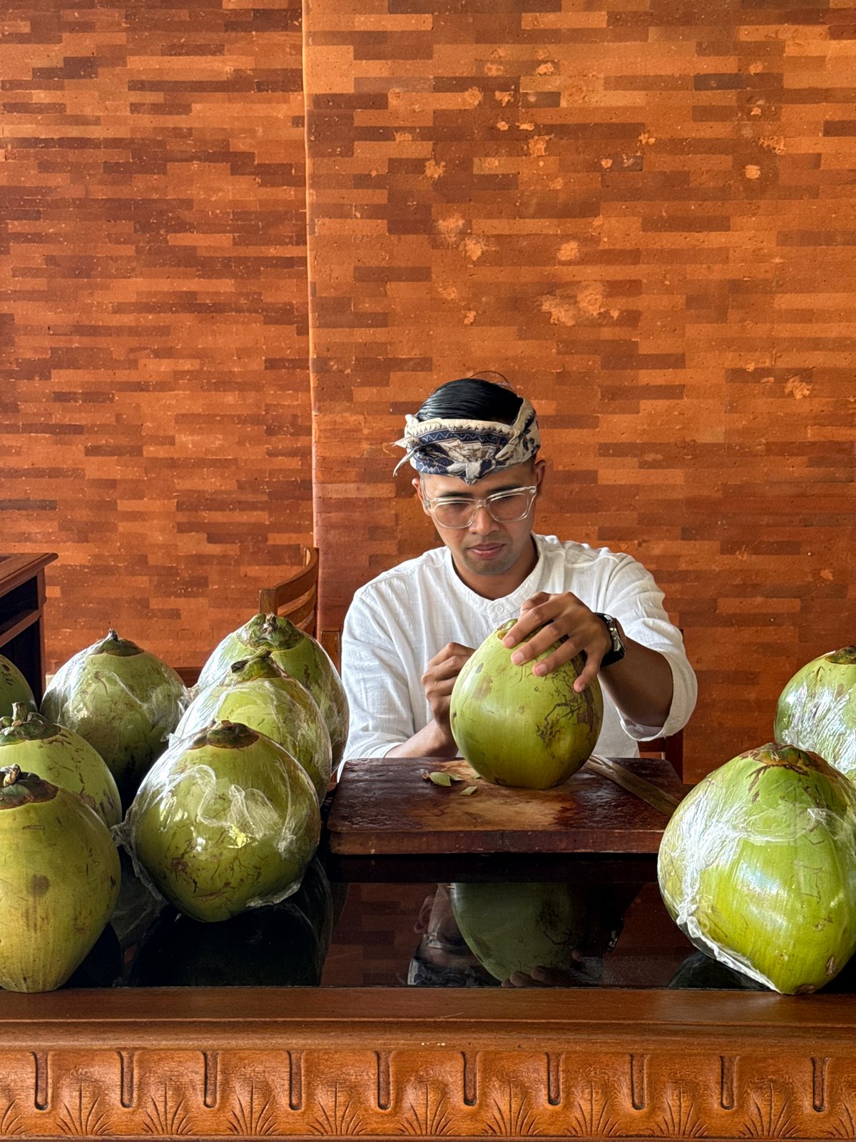 Morning scenes captured at Kuta Selatan resort complex