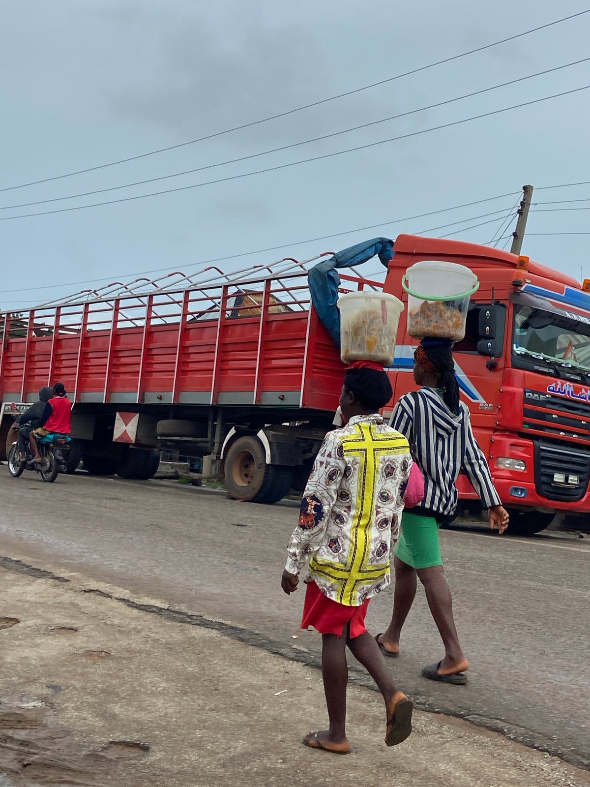Everyday street life documented in Mararaba Nigeria afternoon