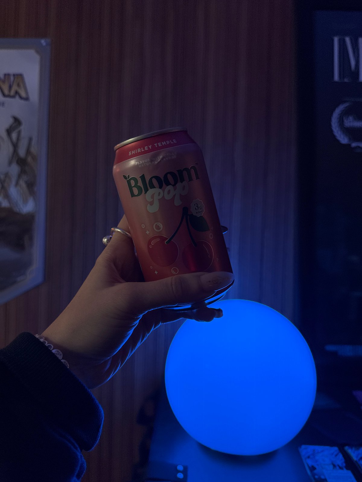 Late-night Shirley Temple soda moment captured in Los Angeles