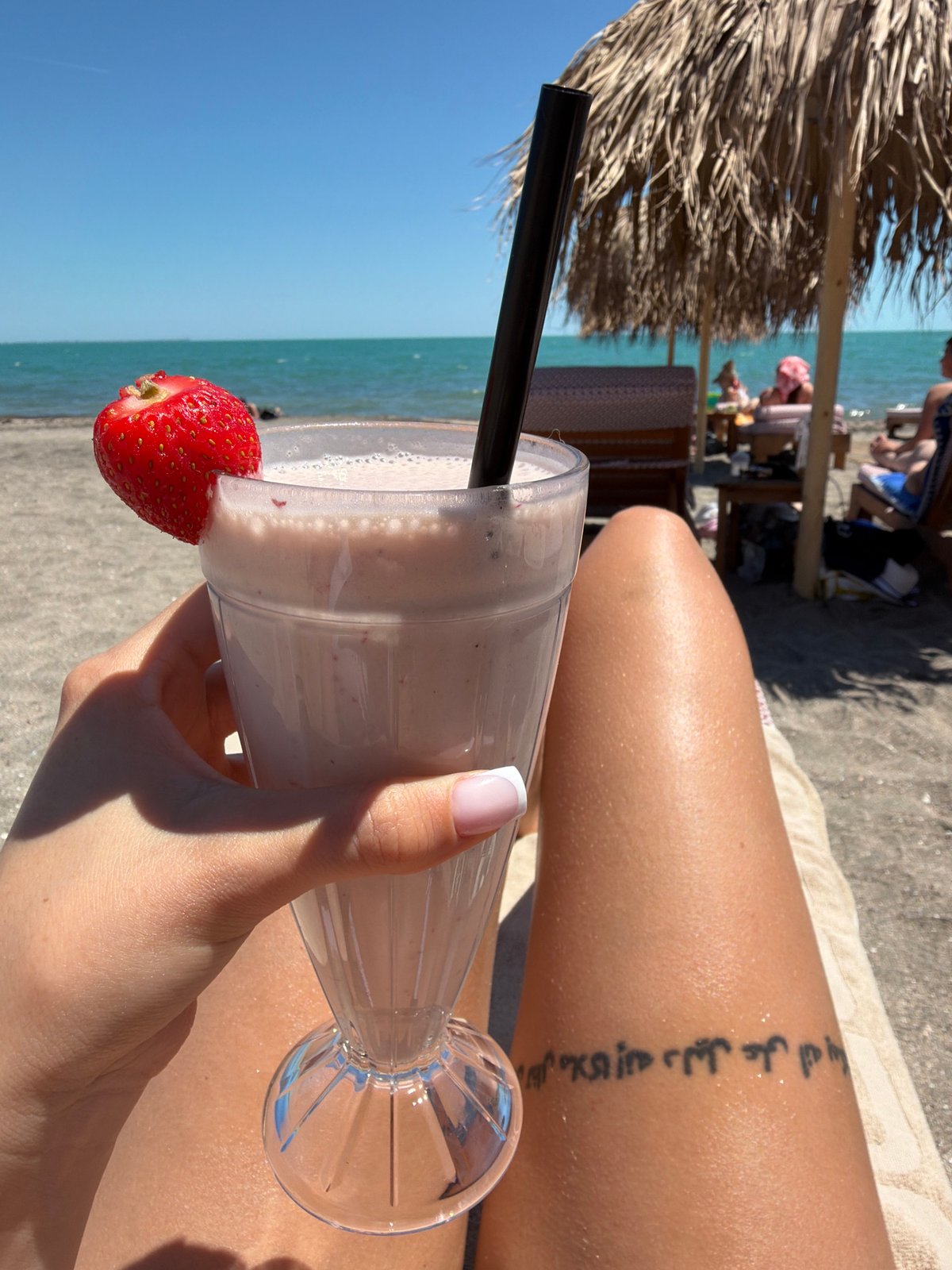 Leisurely beach day documented in Burgas, Bulgaria