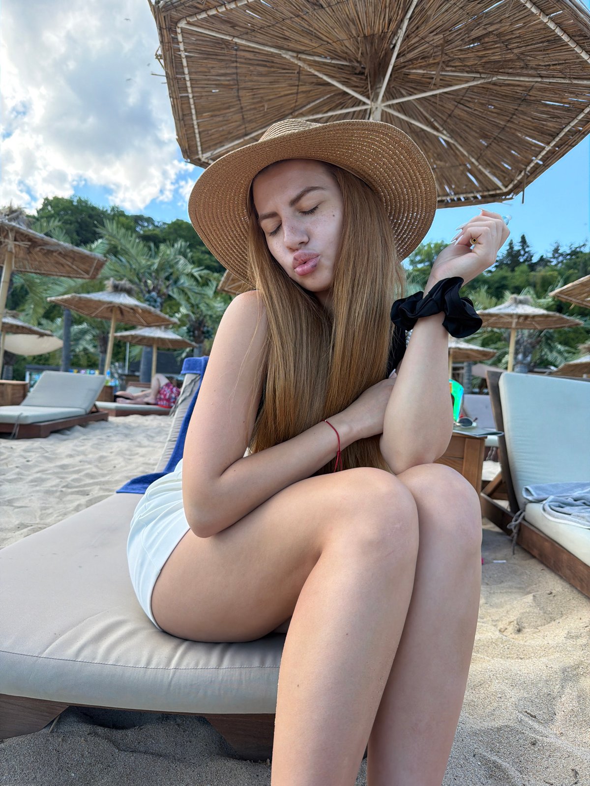 Beach lounging session in Varna, Bulgaria