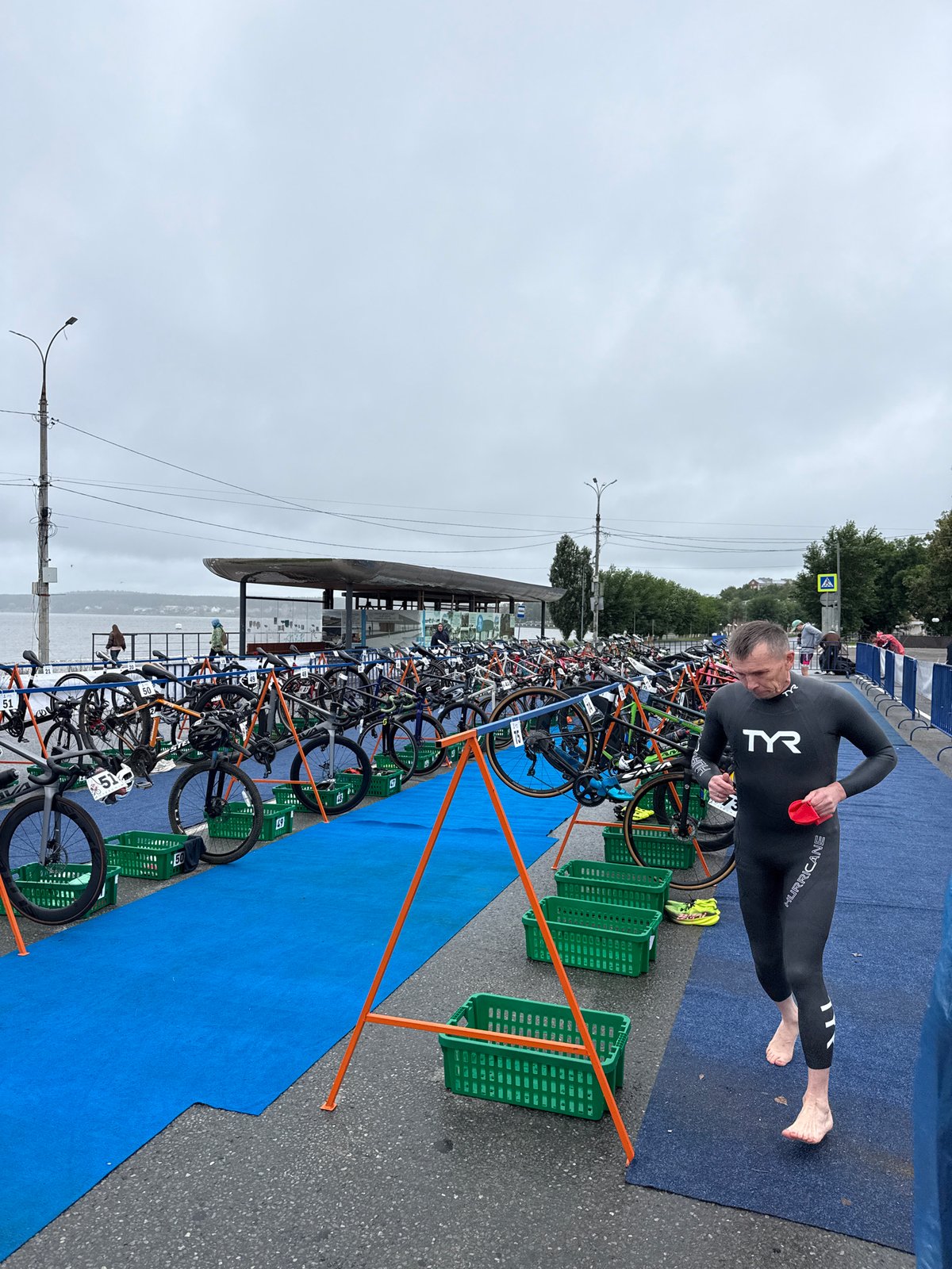 Triathlon in full swing along the Votkinsk Reservoir waterfront