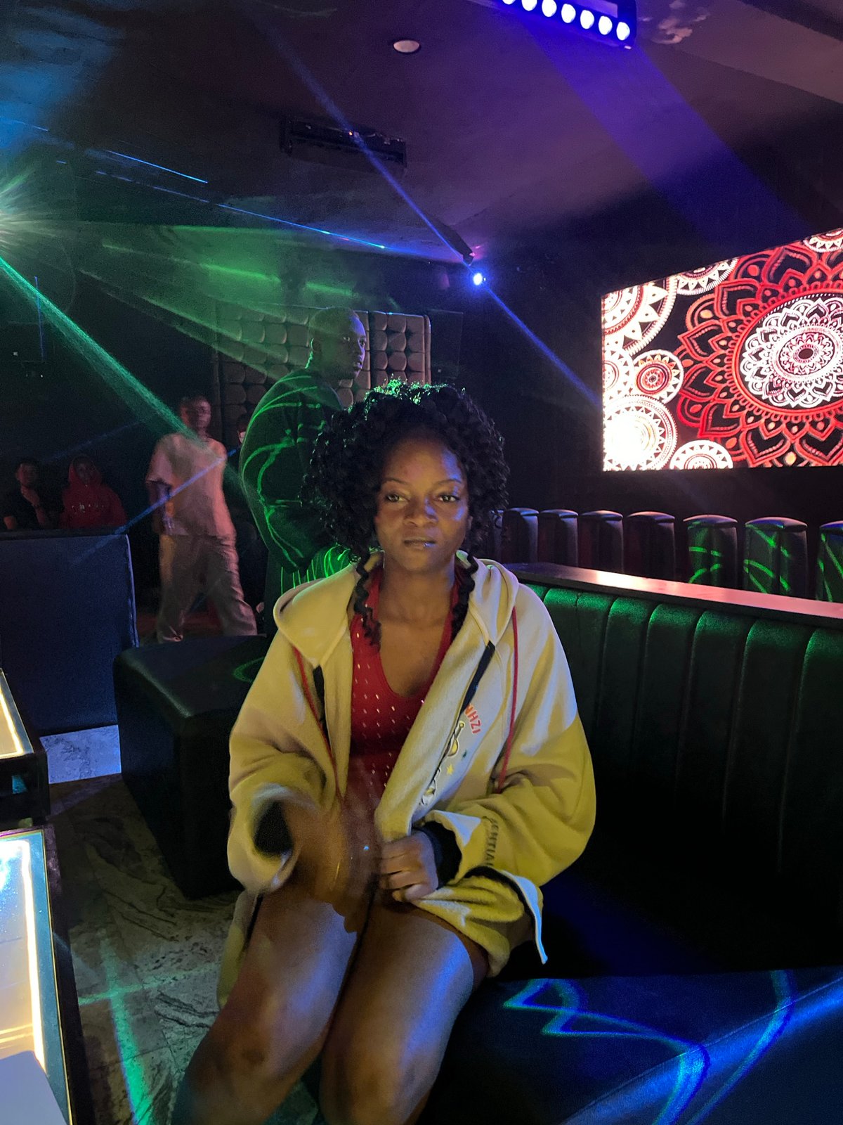 Women socialize at nightclub in Howayi, Nigeria