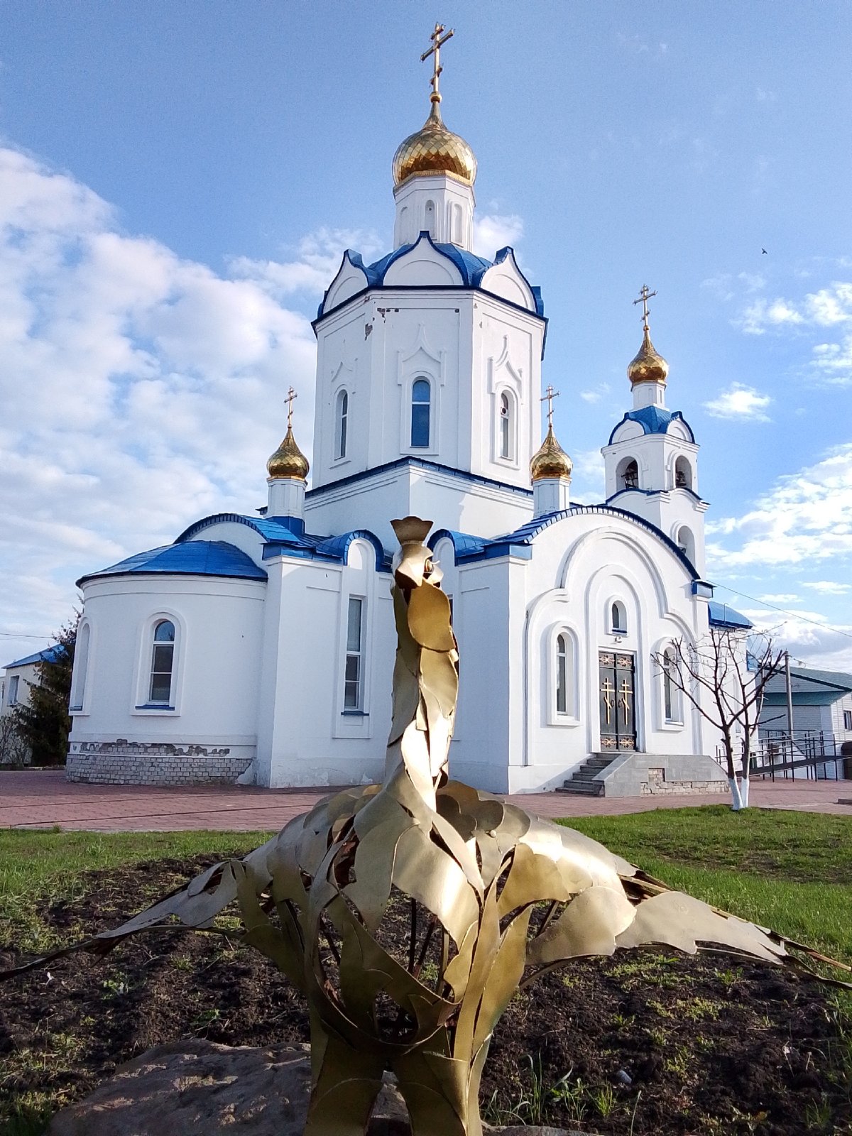 Orthodox Church Complex Documented in Khlevnoye Park, Russia