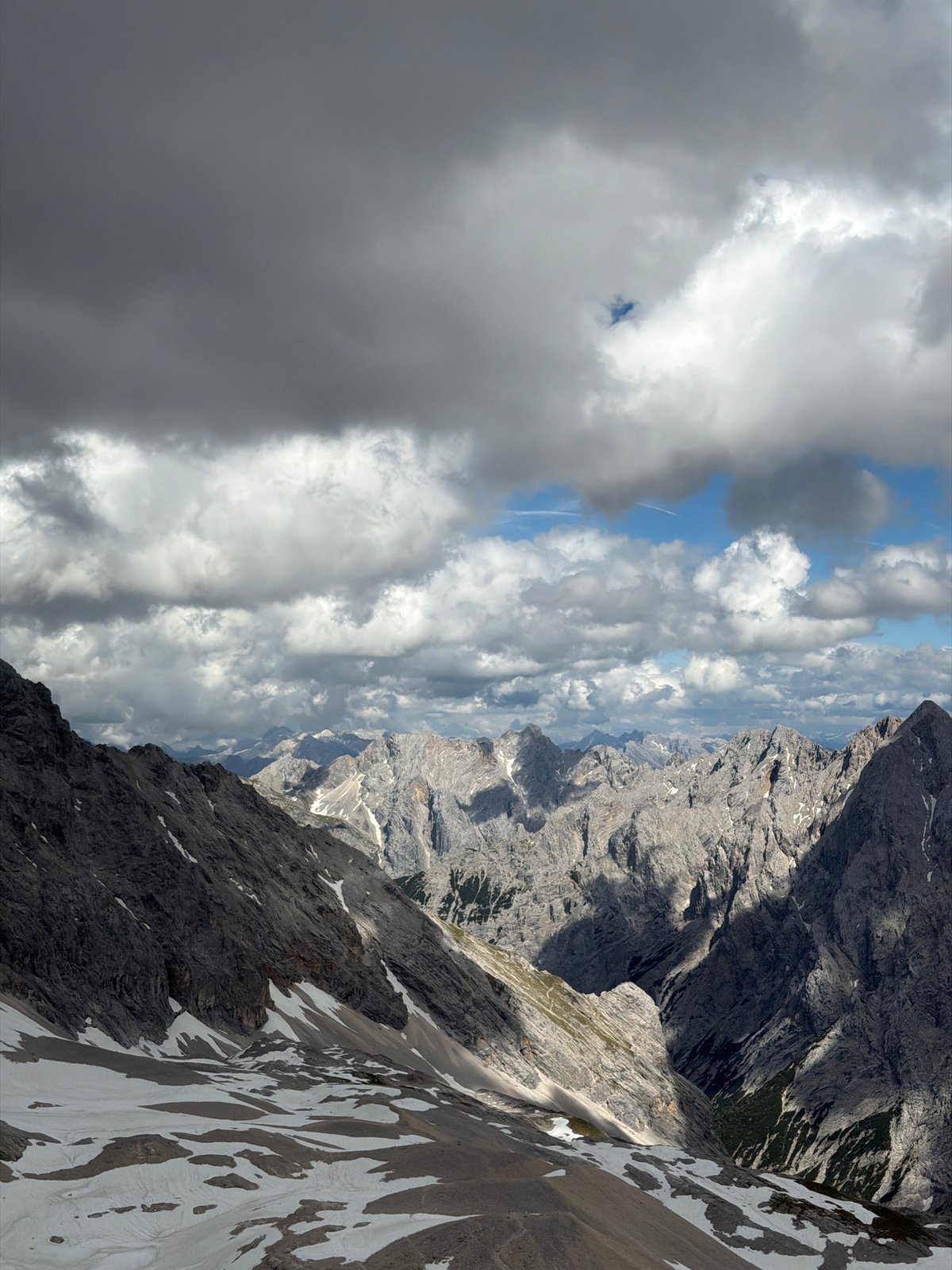 Alpine landscape views from Garmisch-Partenkirchen mountain peaks