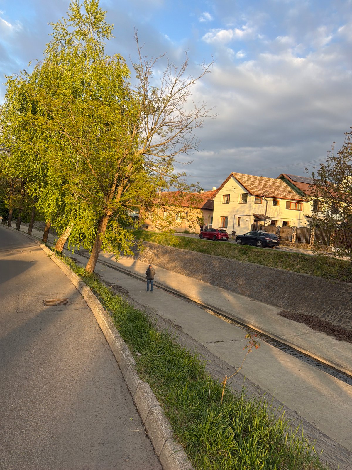 Residential streets and canal documented in Târgu Mureș, Romania
