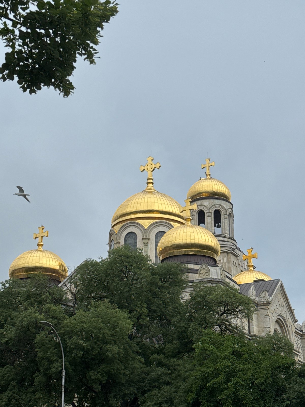Cathedral visits and cosmetics shopping documented in Varna, Bulgaria