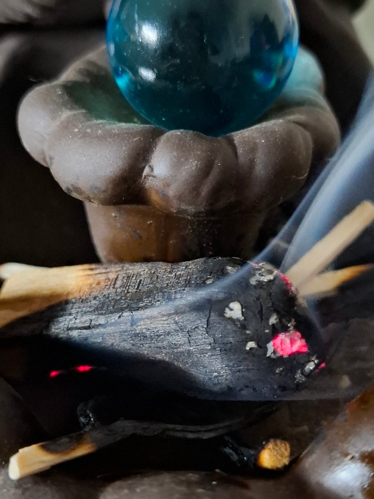 Evening ritual with cat and dragon incense in Novi Sad