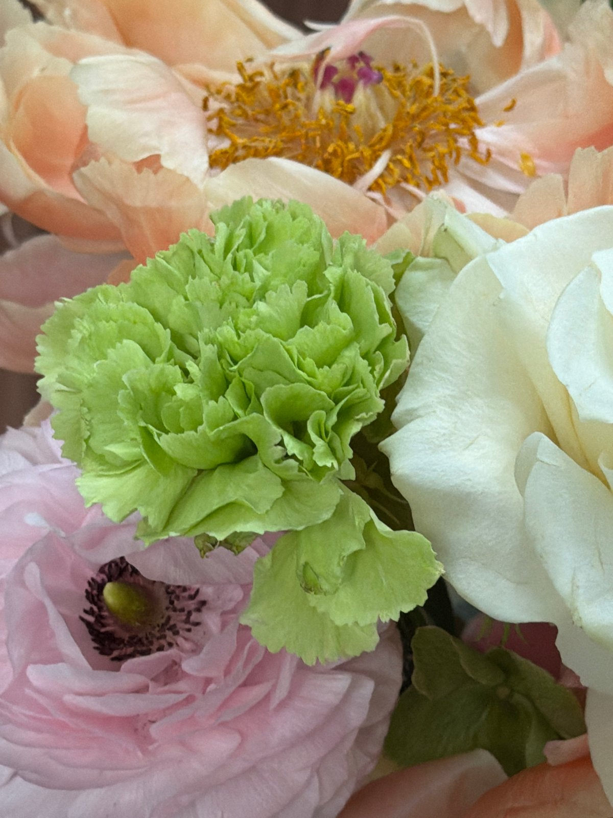 Morning meal and flower shopping documented in Bishkek