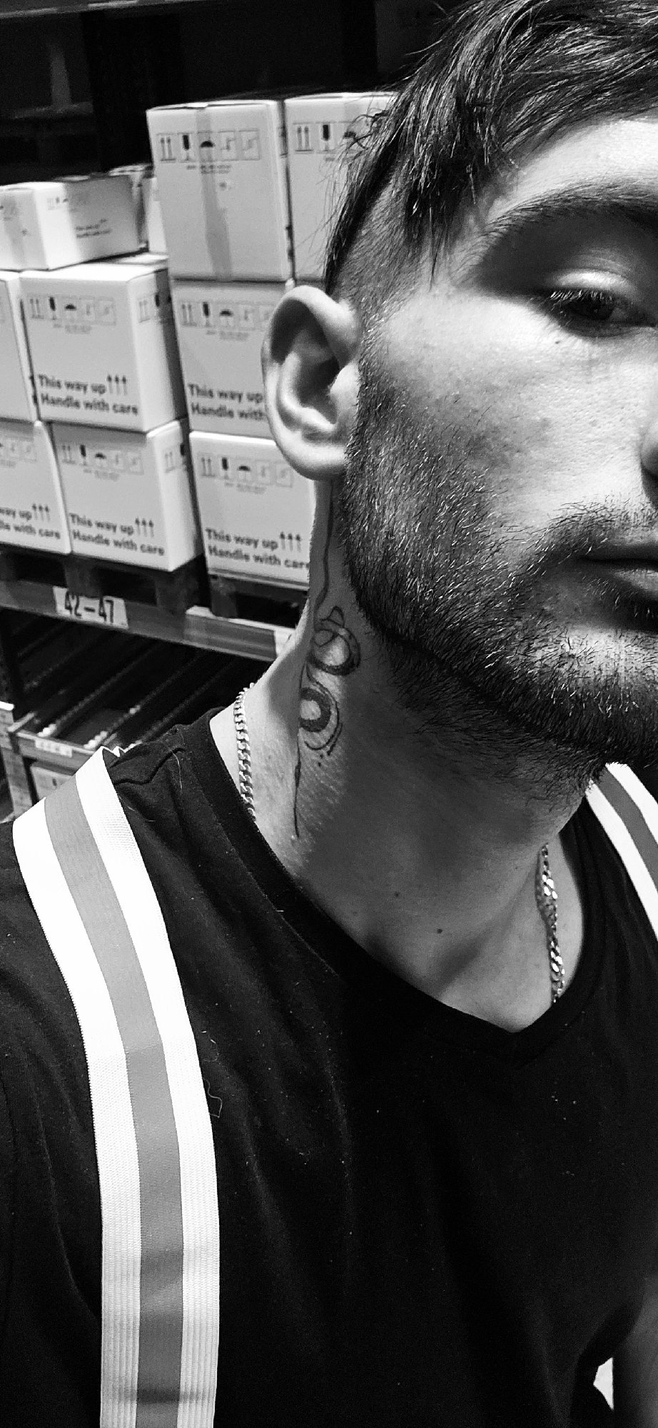 Warehouse worker documented during morning shift in Plovdiv