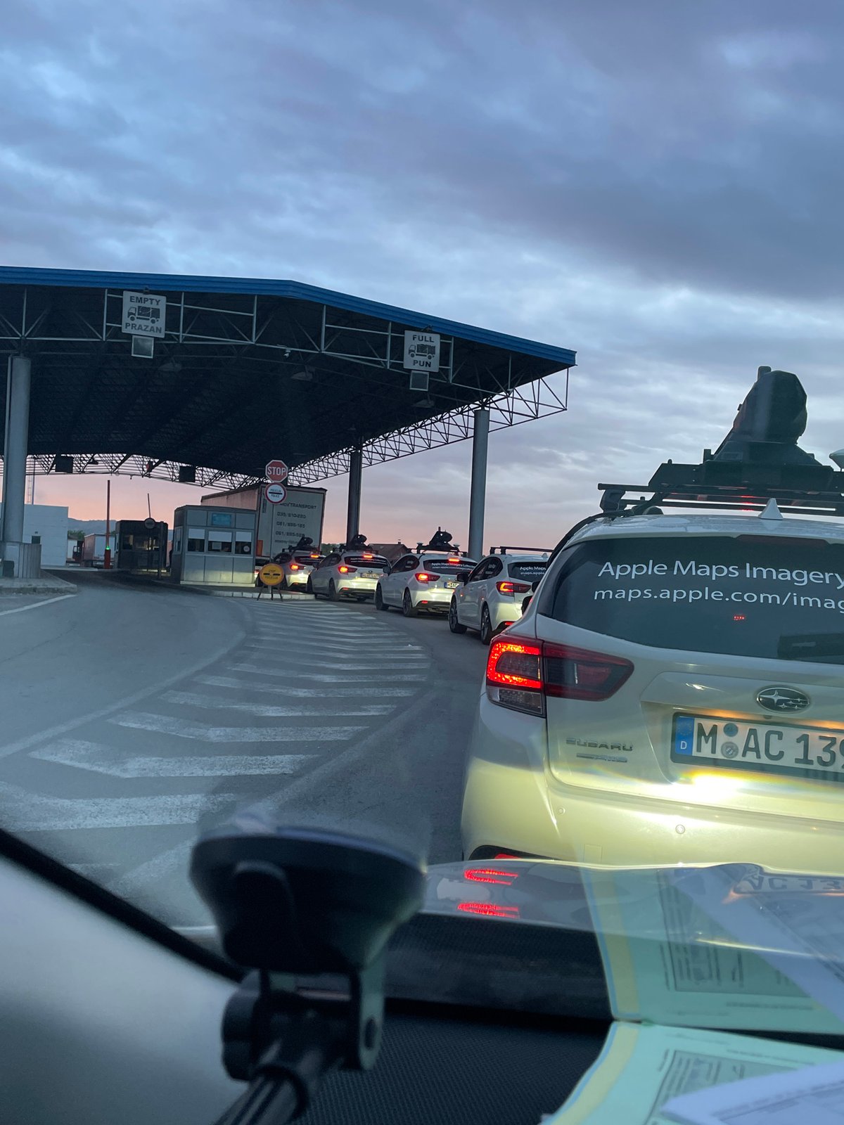 Apple Maps vehicle spotted at Bosnia Herzegovina border crossing