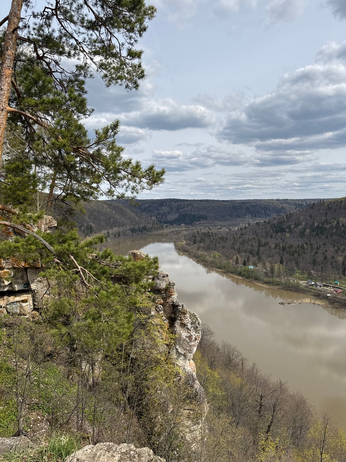 Spring nature documentation captured in Pavlovka river valley