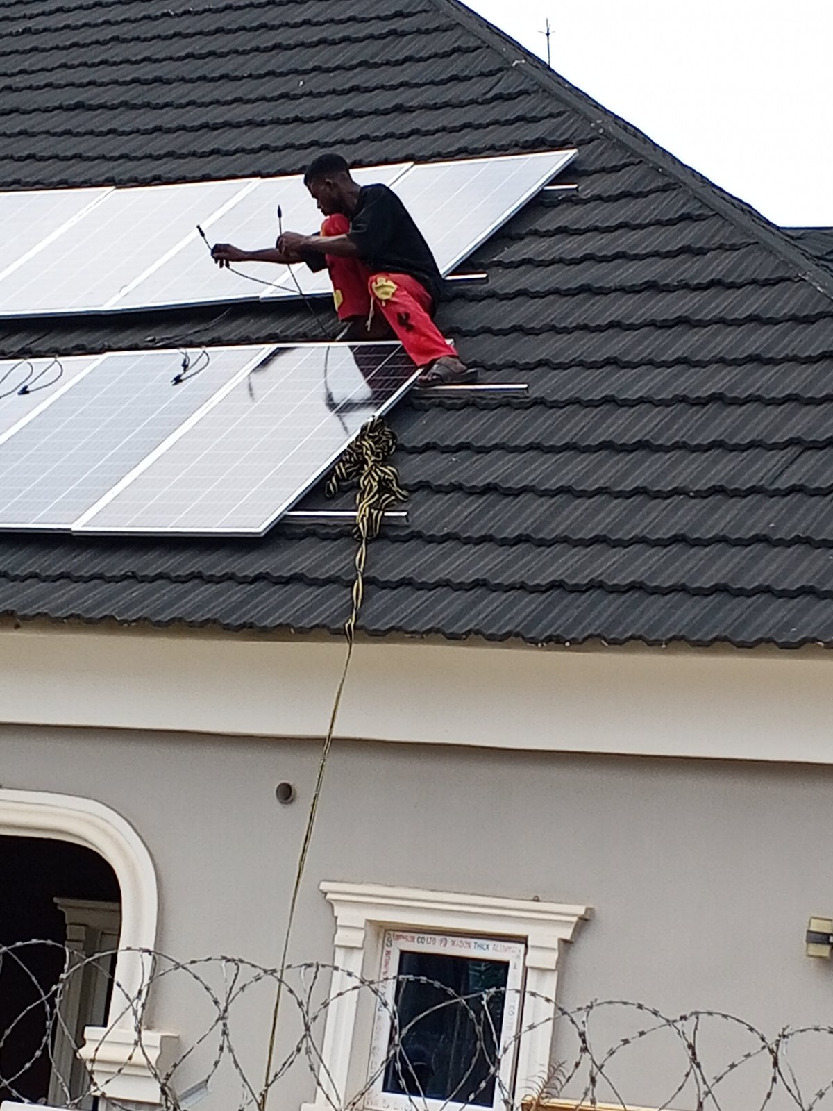 Nigerian communities document solar installation, paperwork, household chores
