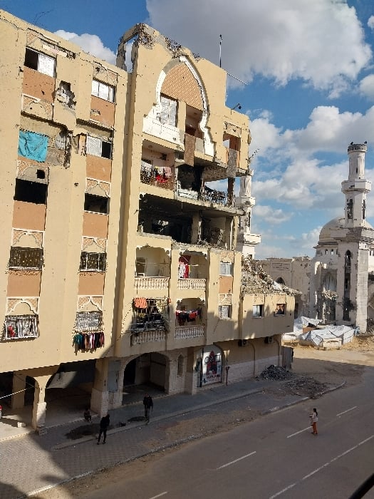 Extensive urban damage documented across Khan Yunis displacement areas