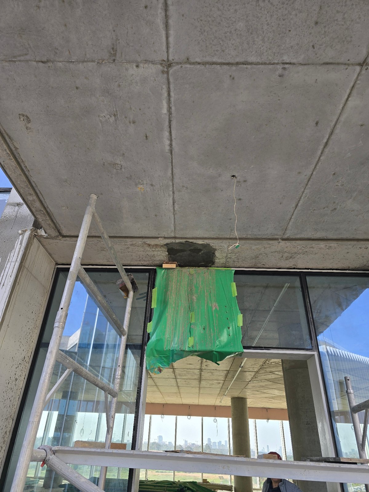 Construction progress documented at Ramat HaSharon building site