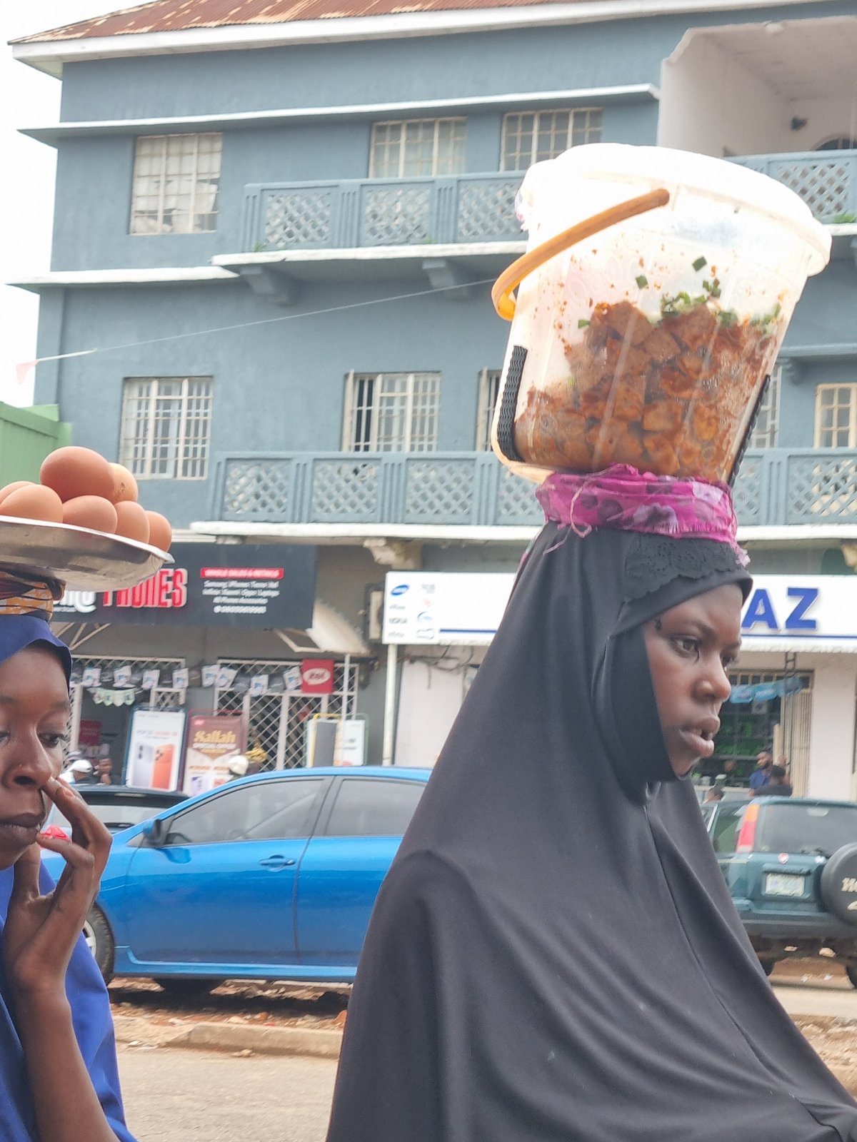 Daily street commerce documented across Jos, Nigeria