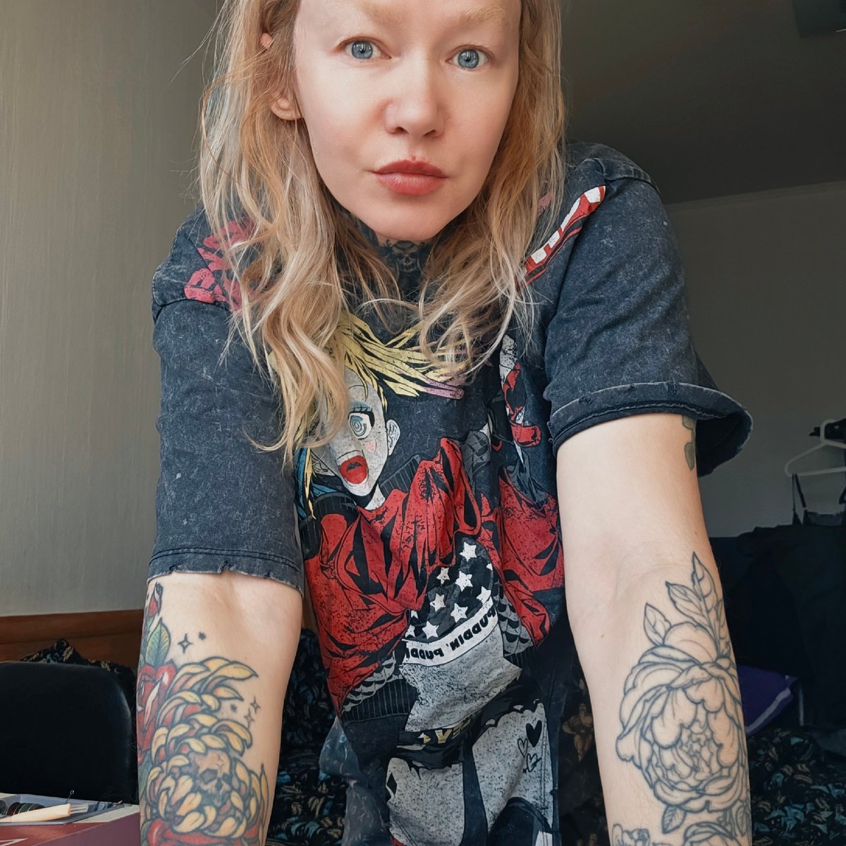 Morning routine with cooking and pets in Saint Petersburg