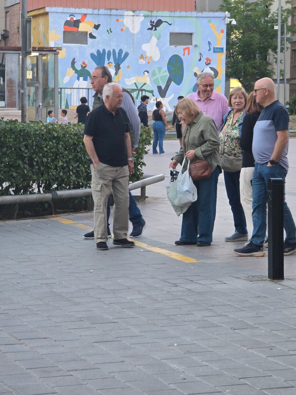 Group gathers for soccer play in Cornellà de Llobregat