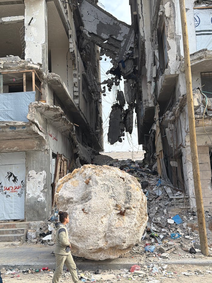 Extensive structural destruction documented across Gaza city neighborhoods