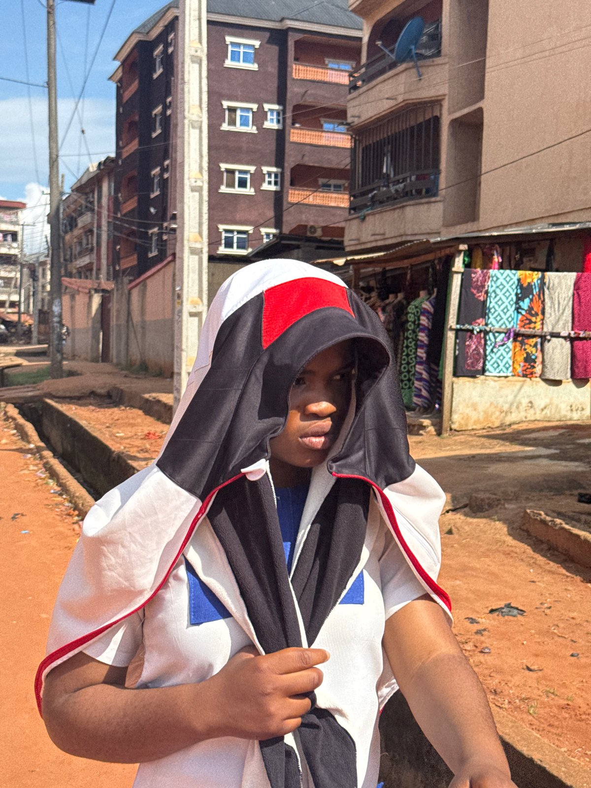 Midday street scenes from Onitsha, Nigeria