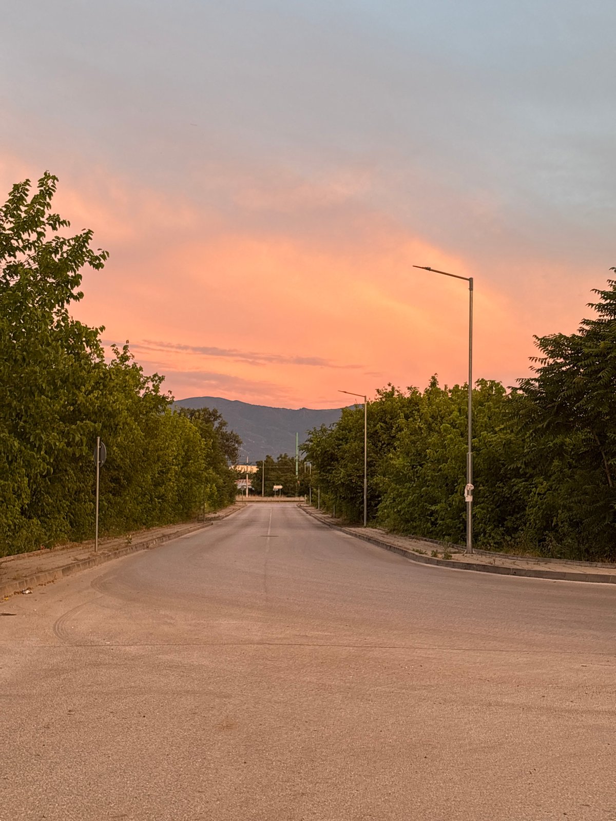 Golden hour over Stamboliyski, Bulgaria's fields and streets
