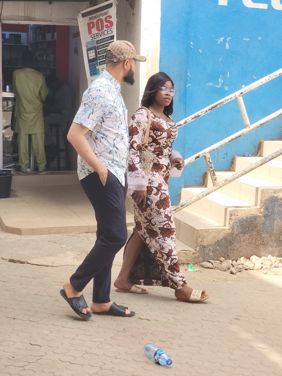 Daily life captured across Jos market streets Friday afternoon
