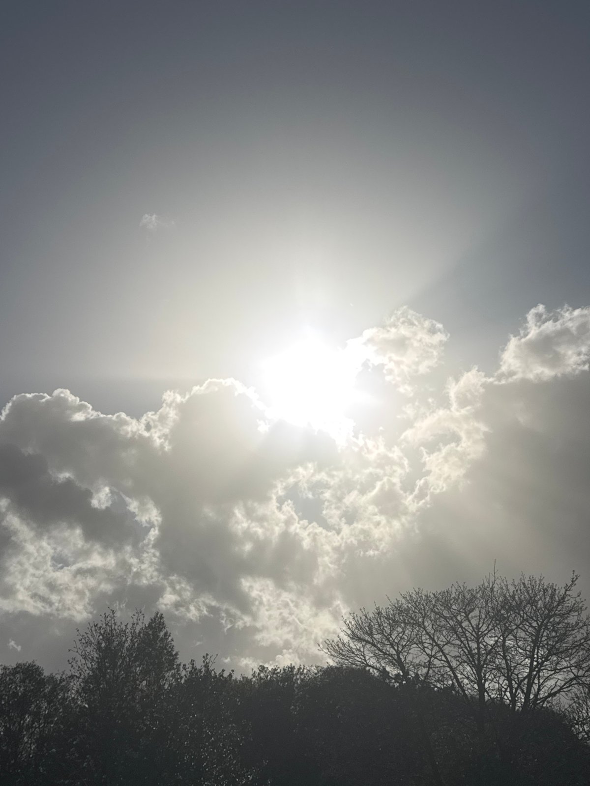 Cloudy afternoon scenes captured near Great Yarmouth cemetery