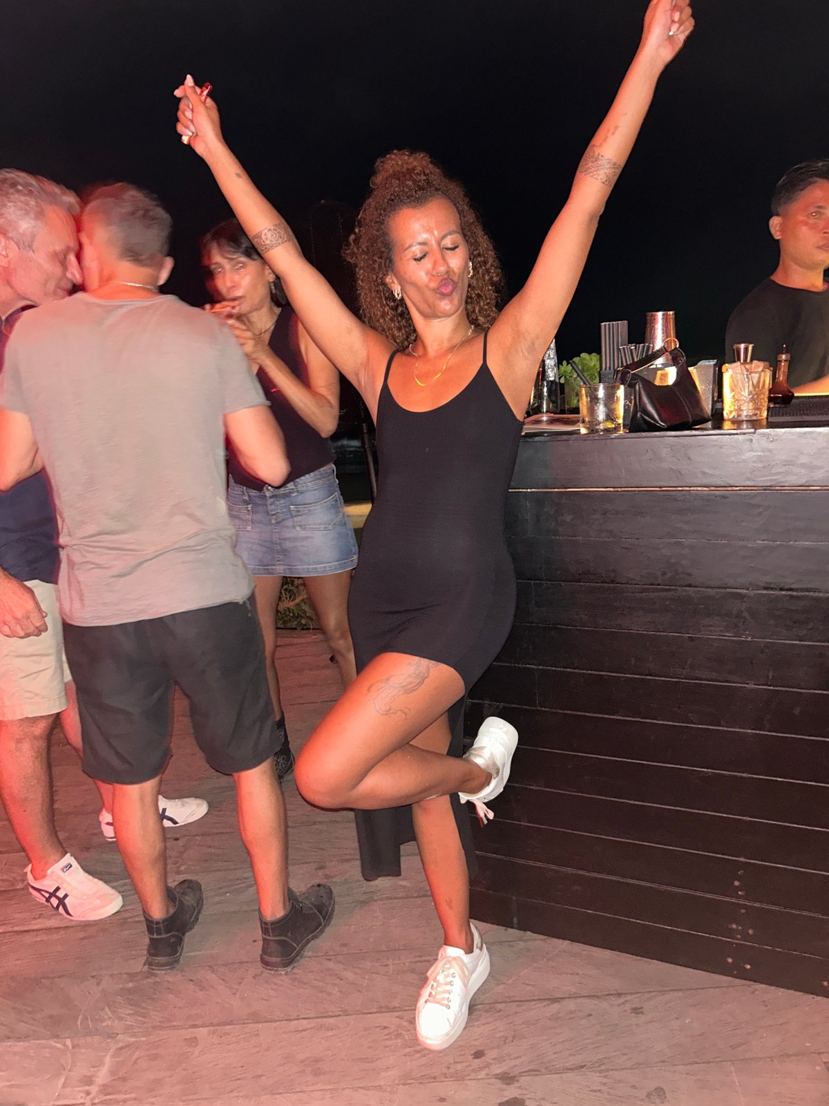 Evening social scenes captured across North Kuta venues