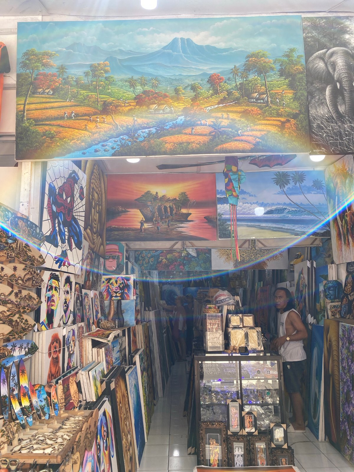 Tourist activities documented across Kuta, Indonesia attractions and markets