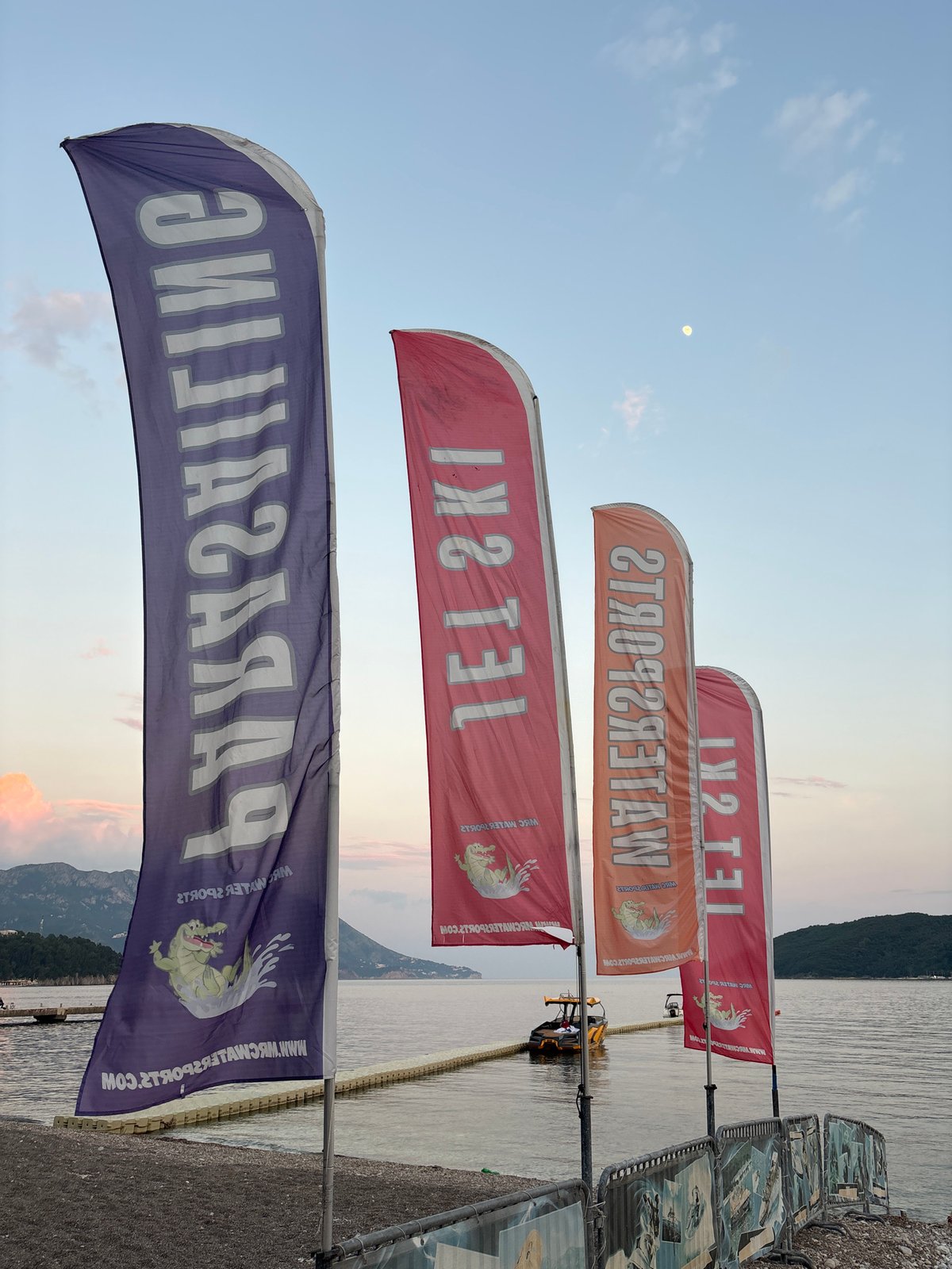 Evening life documented across Budva's beaches and streets