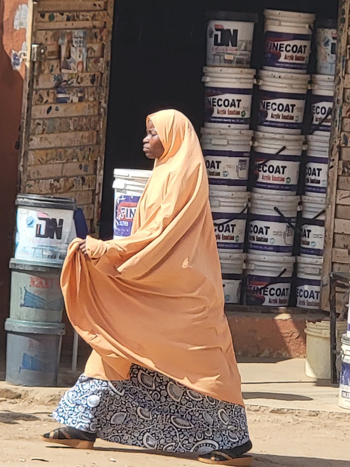 Daily street life captured in Maiburiji, Nigeria morning hours