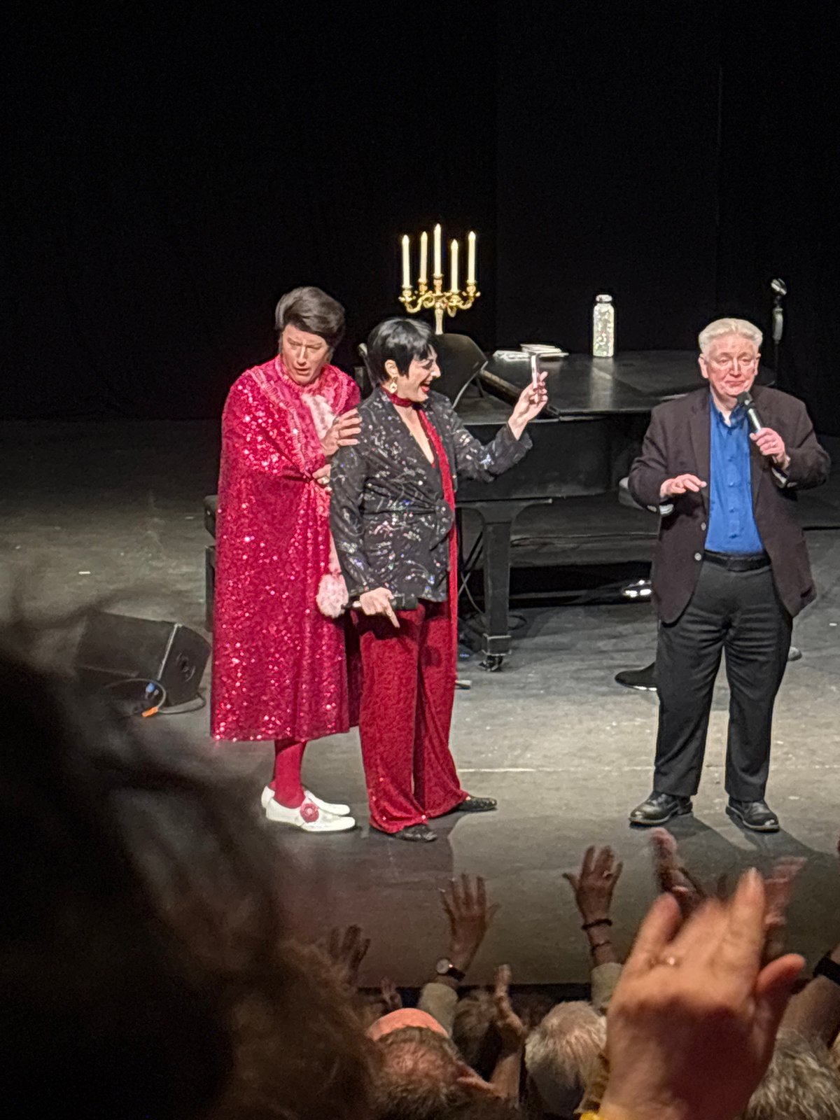 Indoor performance with three performers observed in London