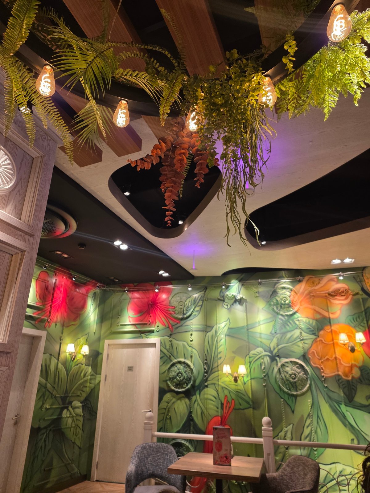 Restaurant interior documented in Plovdiv, Bulgaria